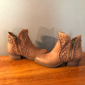 Laser Cut Detailed Booties